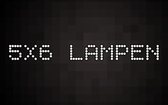 5x6 Lampen: The Dotted Font for Bold Branding