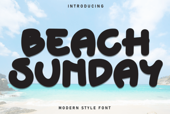 Beach Sunday: The Ultimate Casual Display Font