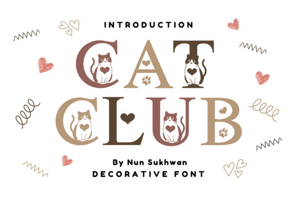 Cat Club: A Handwritten Font with Real-World Charm