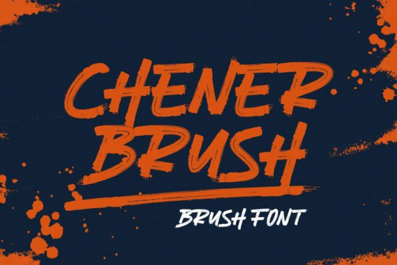 Chener Brush: A Handbrush Font for Authentic Design