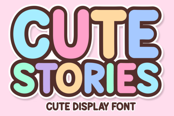 Cute Stories: A Display Font That Leaps with Playful, Retro Charm