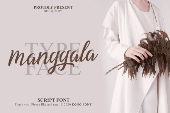 Manggala: The Handwritten Font That Brings Playful Energy to Your Designs