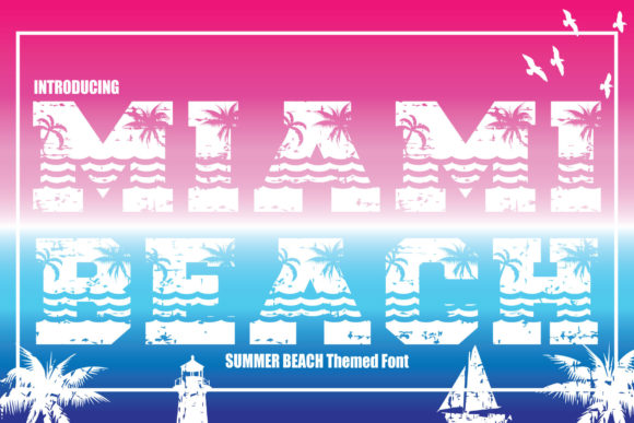 Miami Beach: A Display Font with Coastal Cool