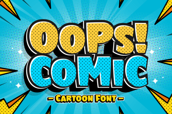Oops Comic: A Display Font That Grabs Attention