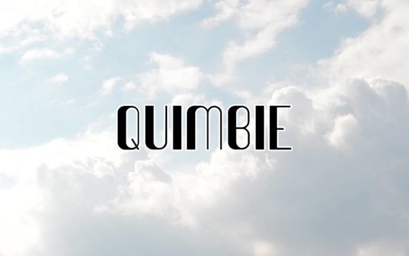 Quimbie: A Cool, Assertive Display Typeface