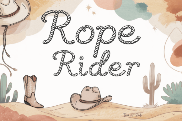 Rope Rider: Capturing Western Spirit in Every Letter