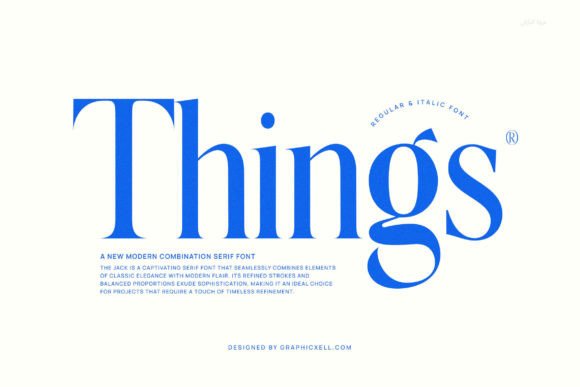 Things: A Modern Serif for Timeless Design
