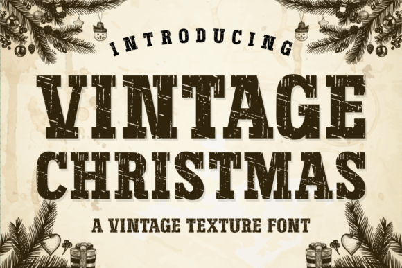 Timeless Holiday Typography: The Vintage Christmas Font