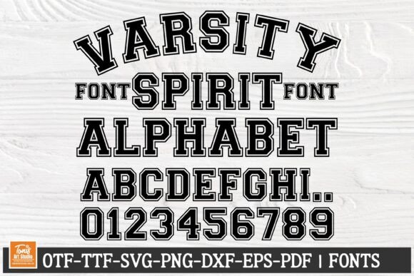 Varsity Spirit: Bold SVG Letters for Team Designs