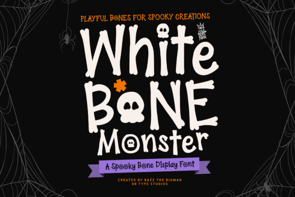 Whitebone Monster: A Typeface for Unforgettable Halloween Projects