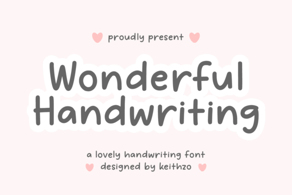Wonderful Handwriting: Your Font for Authentic Connection